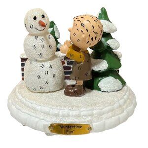 Hawthorne Village Pigpen Snowman Figurine Peanuts A Charlie Brown Christmas